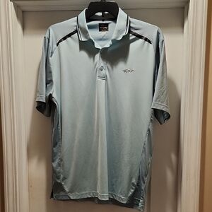 Two Tone Light Blue Greg Norman Polo Shirt